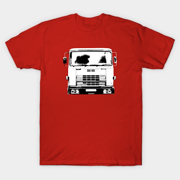 Seddon Atkinson 400 classic 1970s British lorry block black/white T-Shirt by soitwouldseem